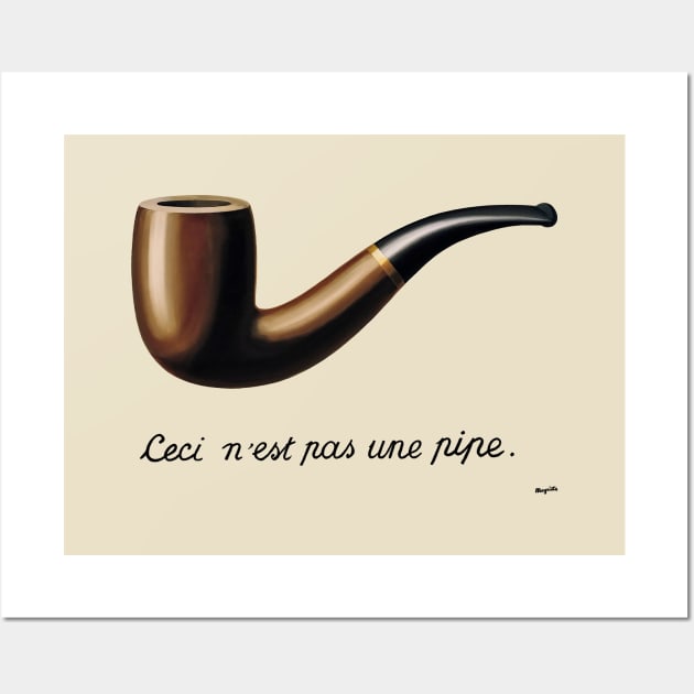 This Is Not a Pipe Wall Art by GrampaTony